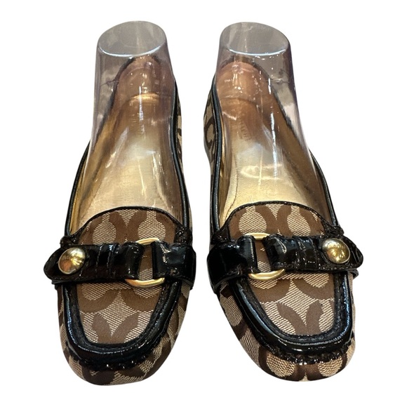 Coach Women's Brown Loafers - Picture 2 of 9